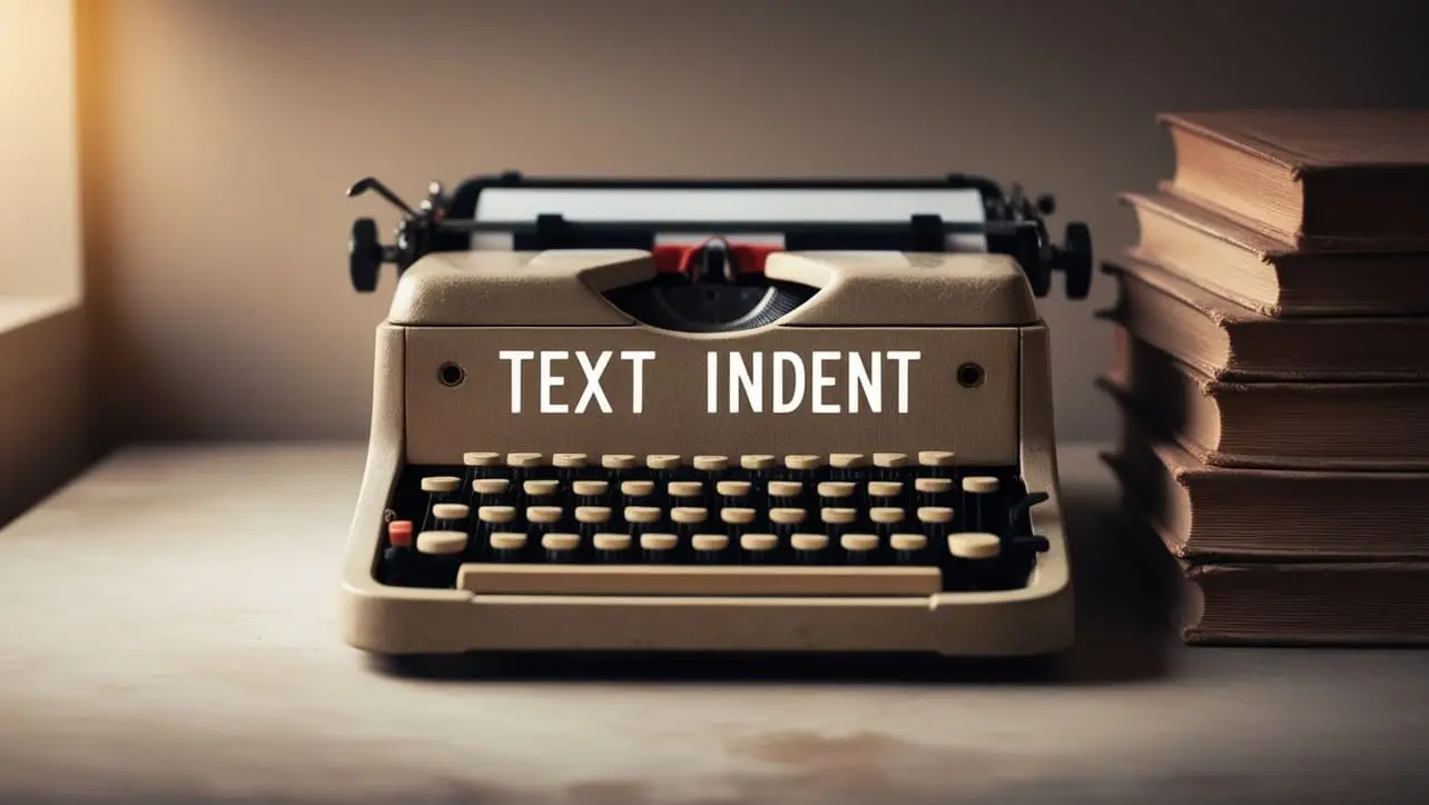 CSS text-indent property tutorial showing indented first lines in paragraphs