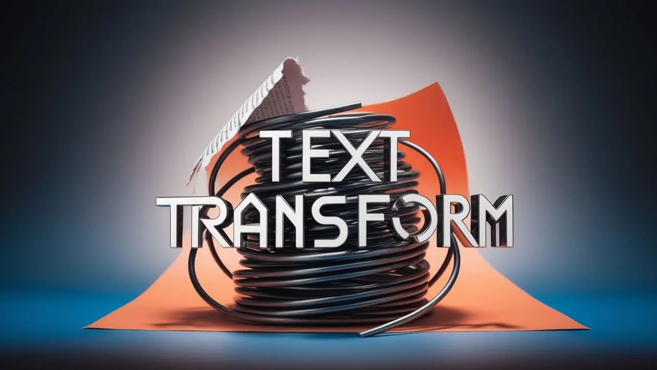 CSS text-transform property tutorial showing uppercase, lowercase, and capitalize text