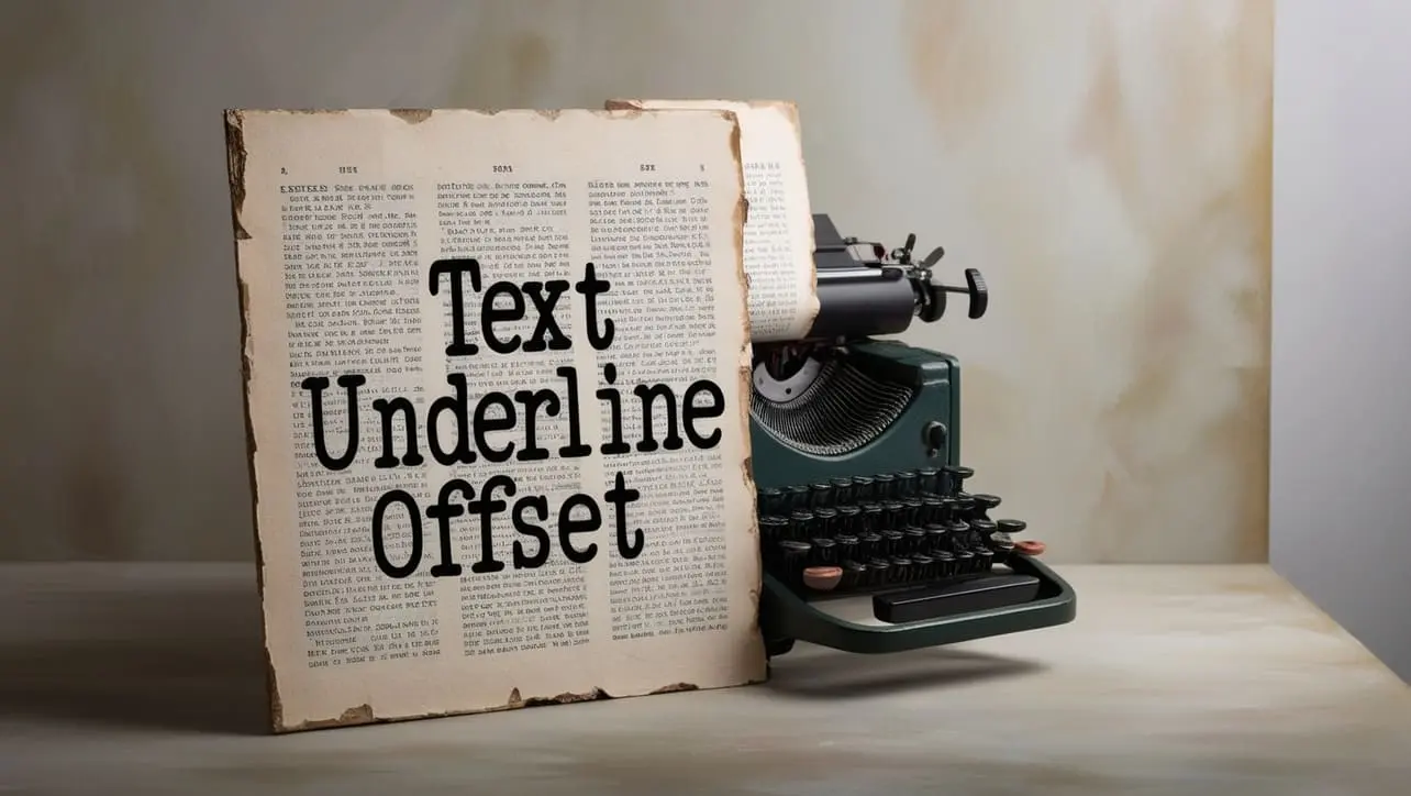 CSS text-underline-offset property tutorial showing adjusted underline spacing below text
