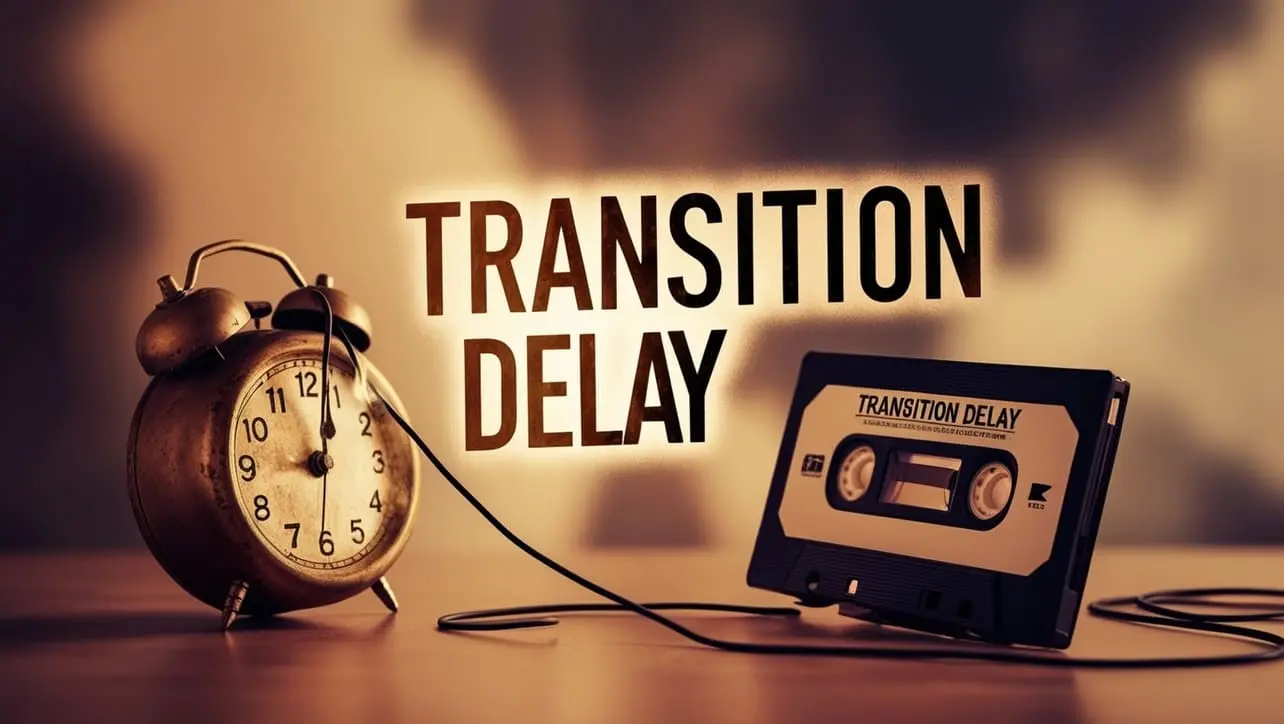CSS transition-delay property tutorial showing timed transition effects