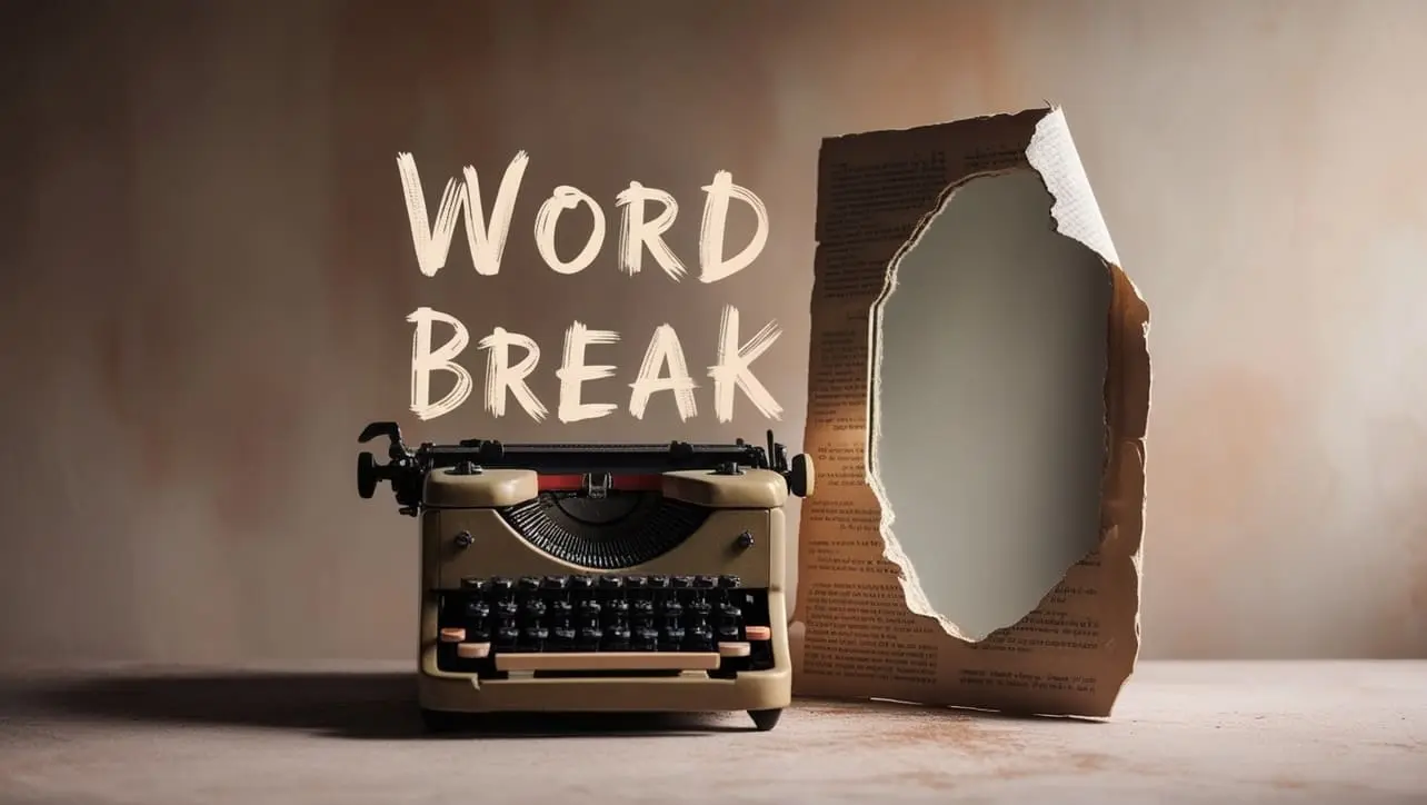 CSS word-break property tutorial showing text wrapping in narrow containers