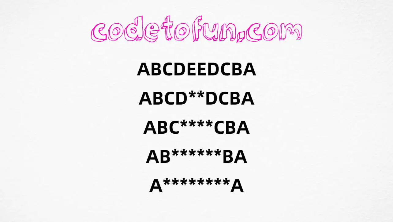 C Alphabet Pattern 15