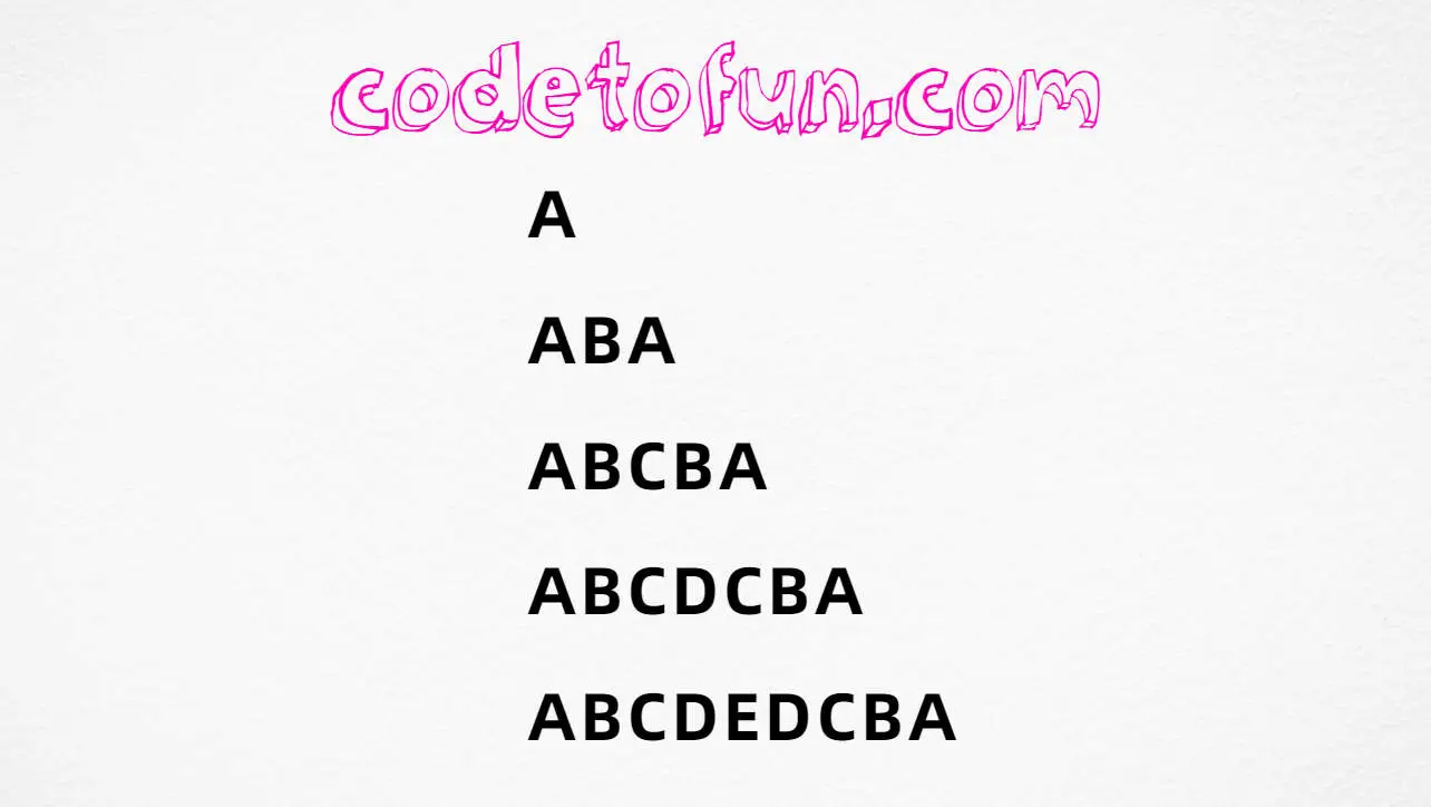 C Alphabet Pattern 18