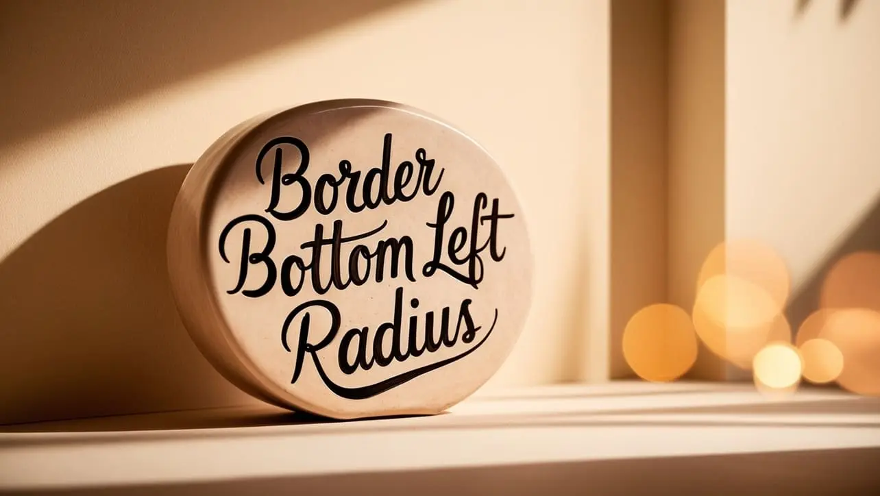 CSS border-bottom-left-radius Property