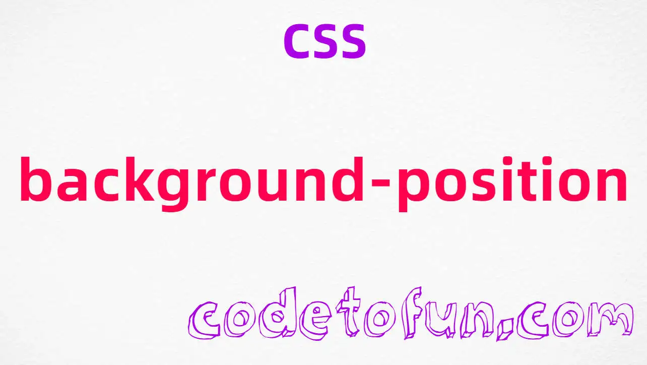 CSS background-position Property