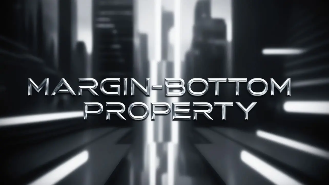 CSS margin-bottom Property