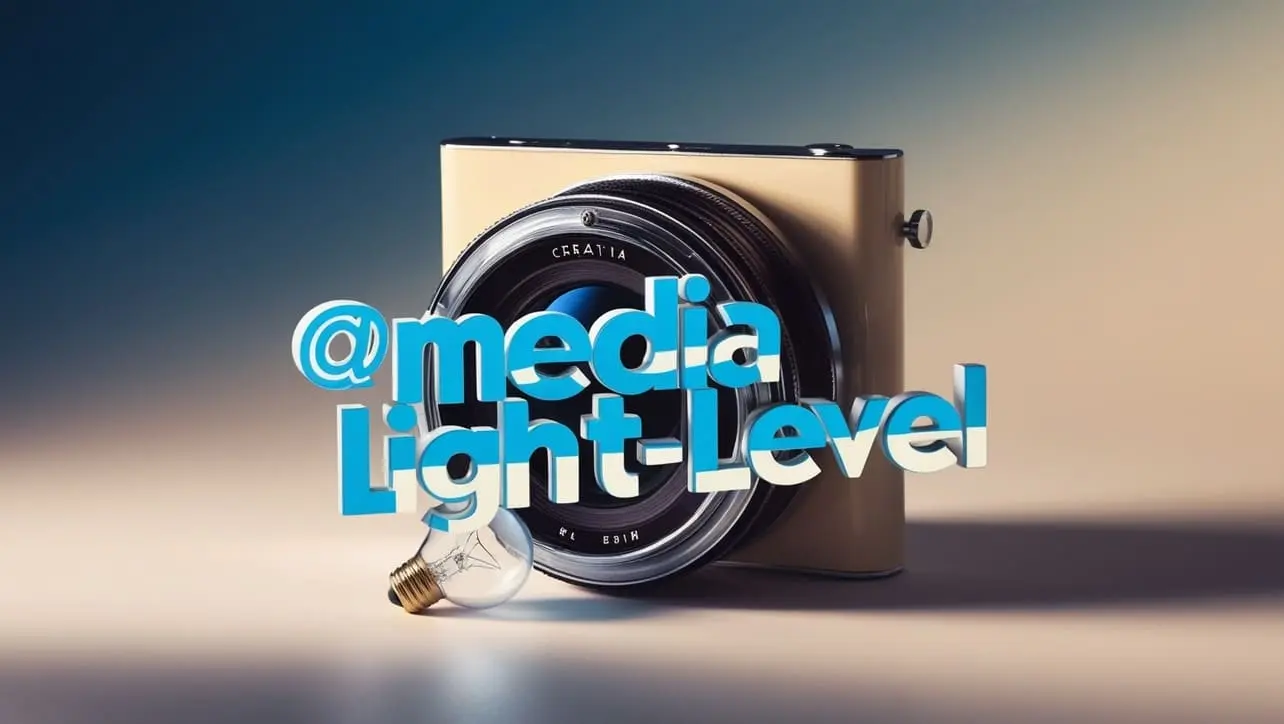 CSS @media light-level Property