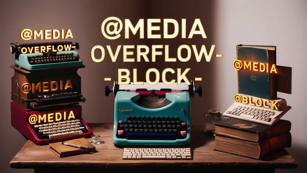 CSS @media overflow-block Property