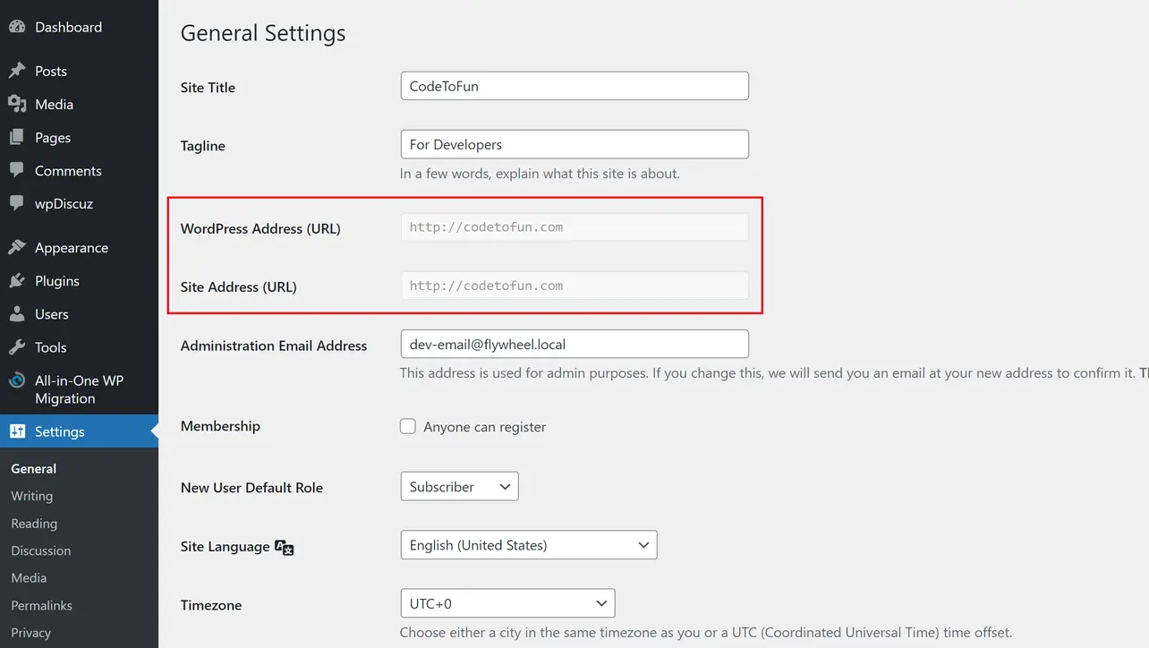 How to change wordpress Address URL from HTTP to HTTPS