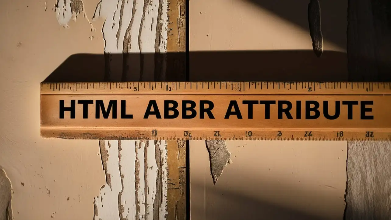 HTML abbr Attribute