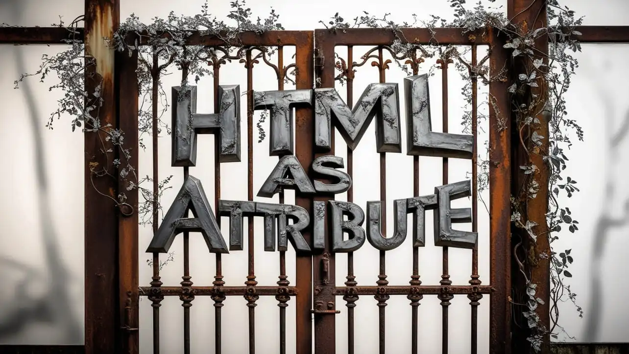 HTML as Attribute