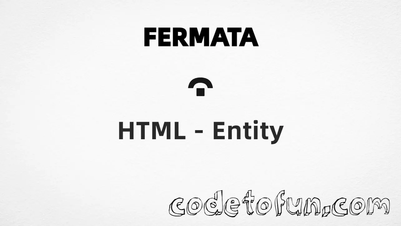 HTML Entity Fermata