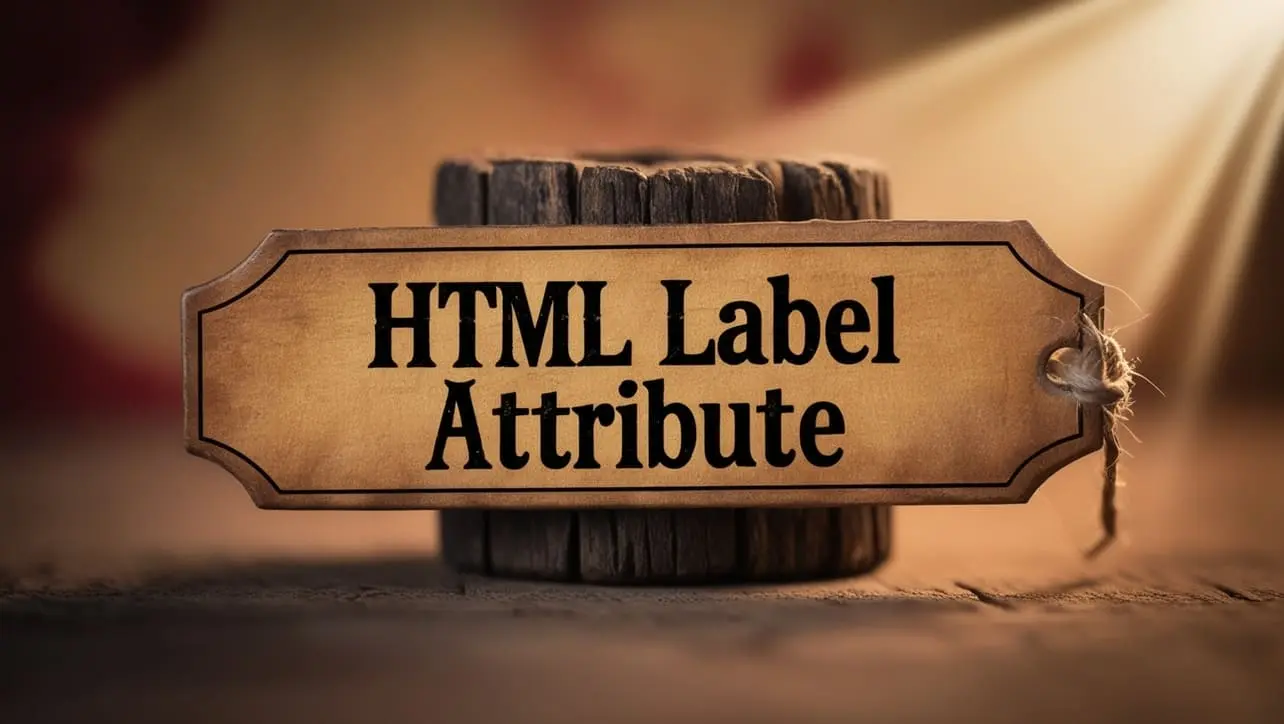 HTML label Attribute