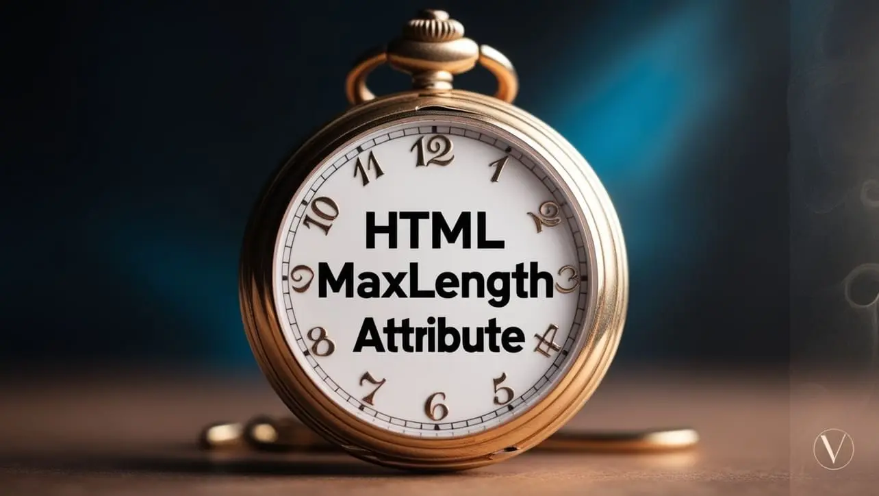 HTML maxlength Attribute