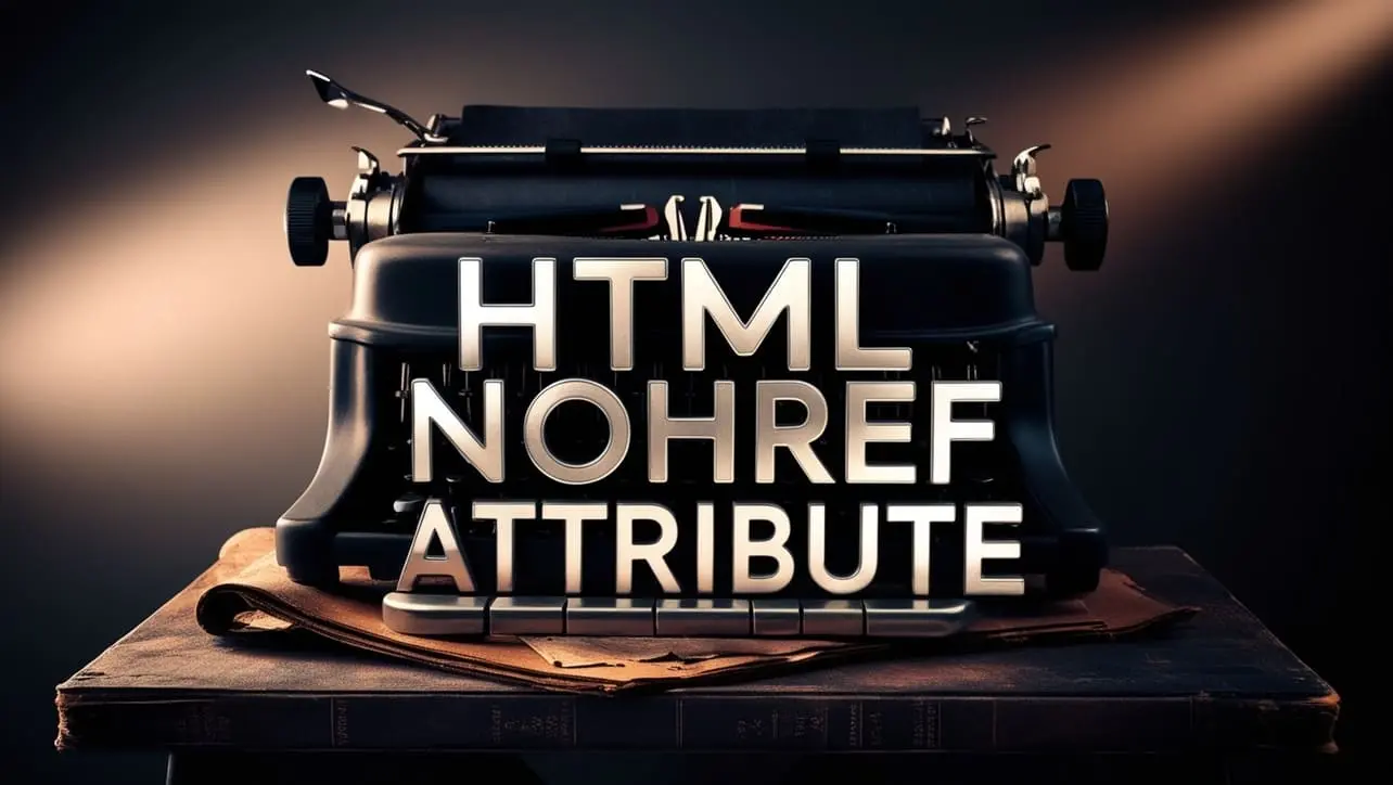 HTML nohref Attribute