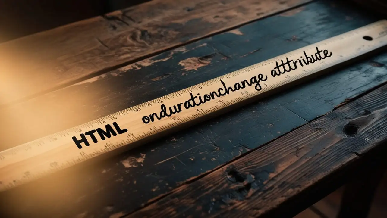 HTML ondurationchange Attribute