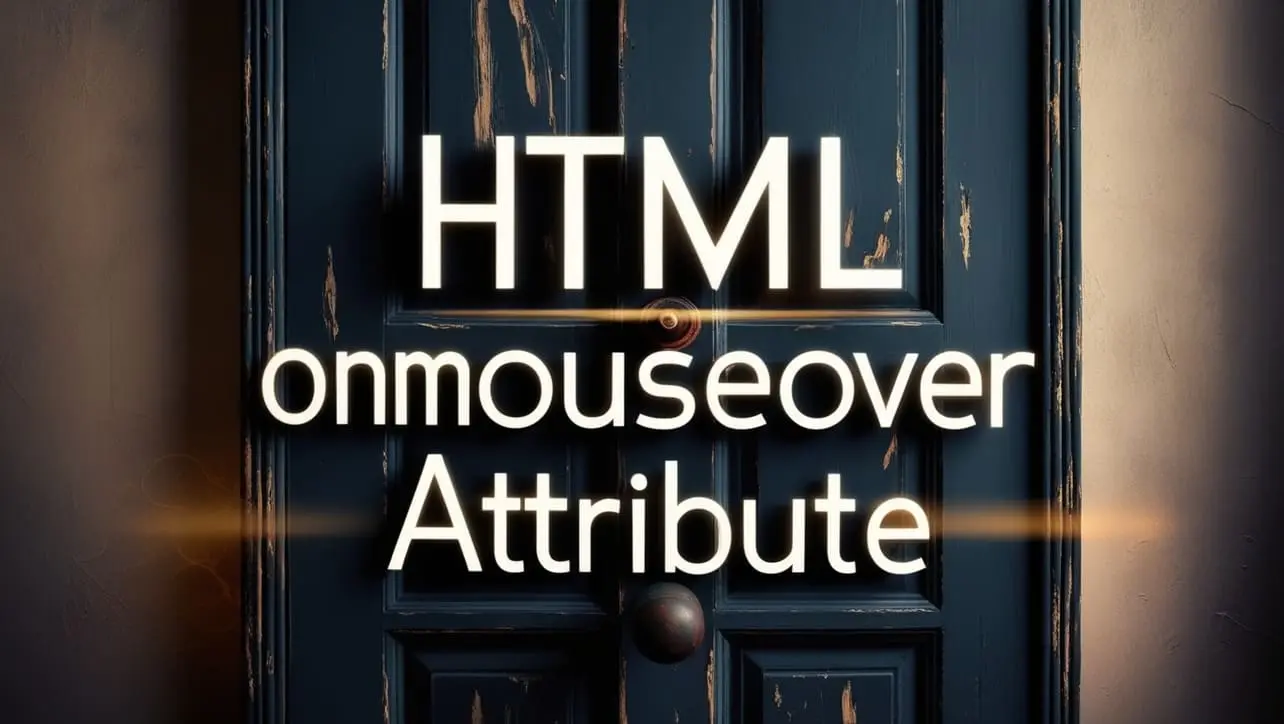 HTML onmouseover Attribute