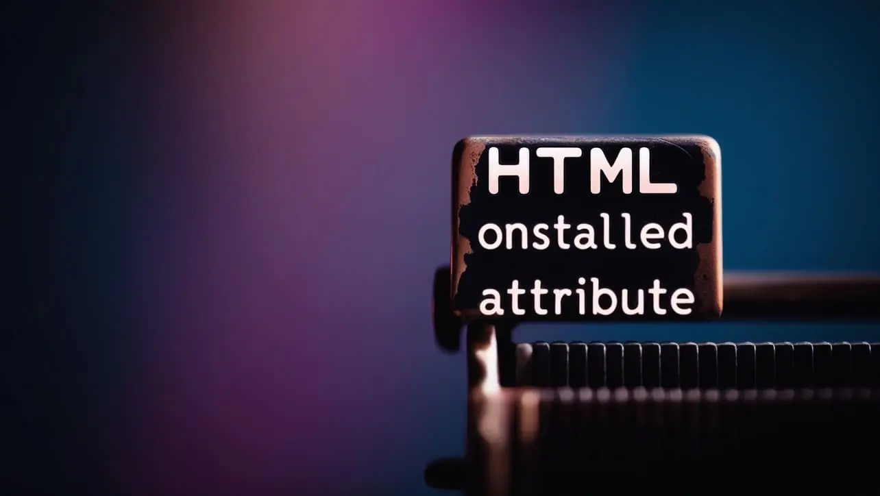 HTML onstalled Attribute