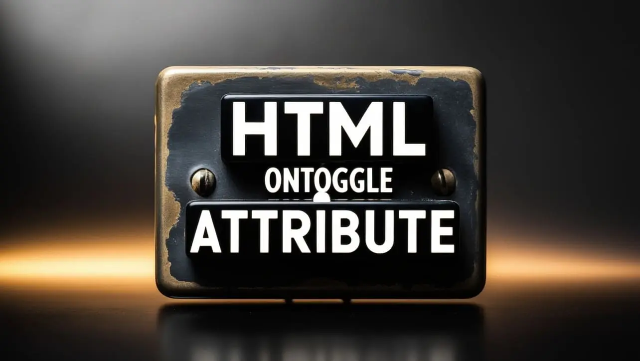 HTML ontoggle Attribute