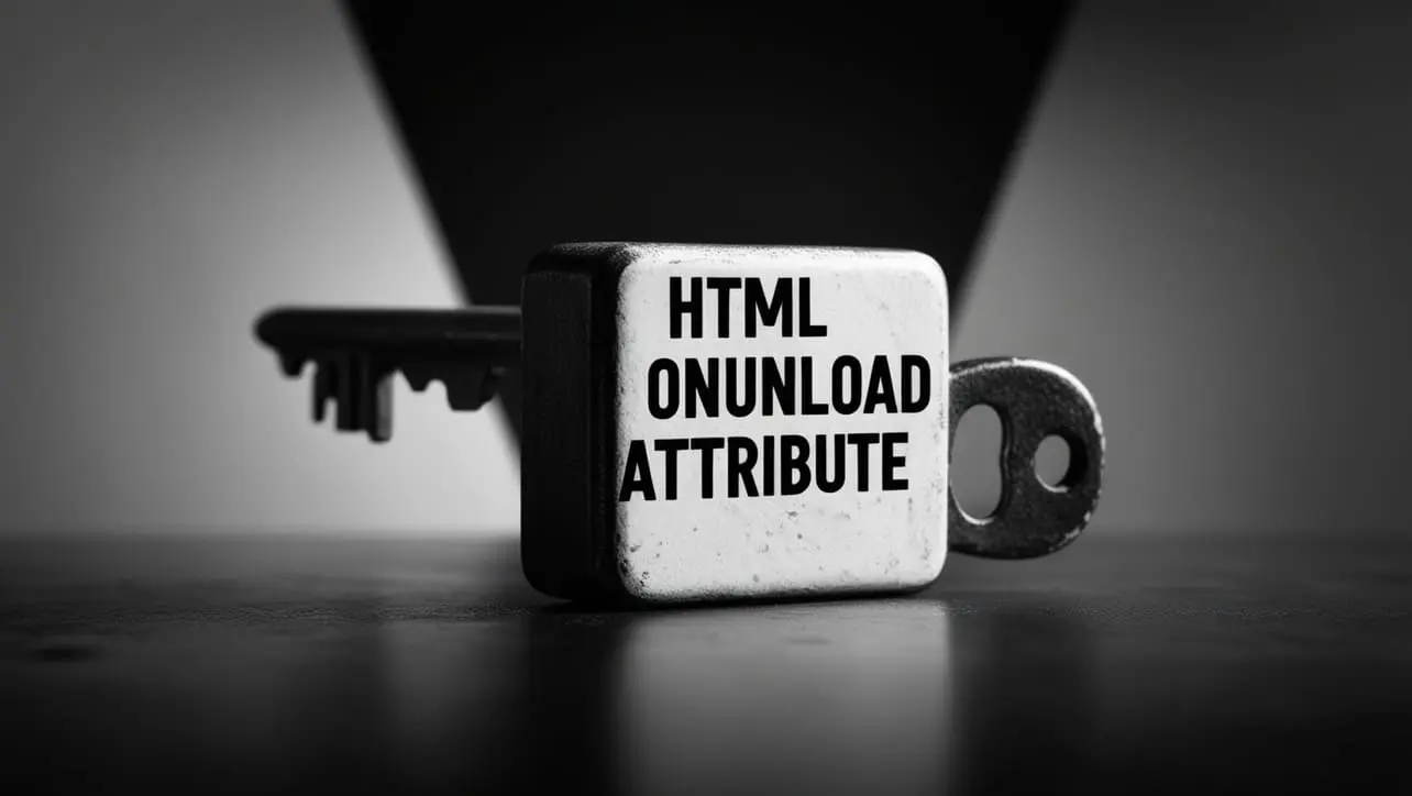 HTML onunload Attribute