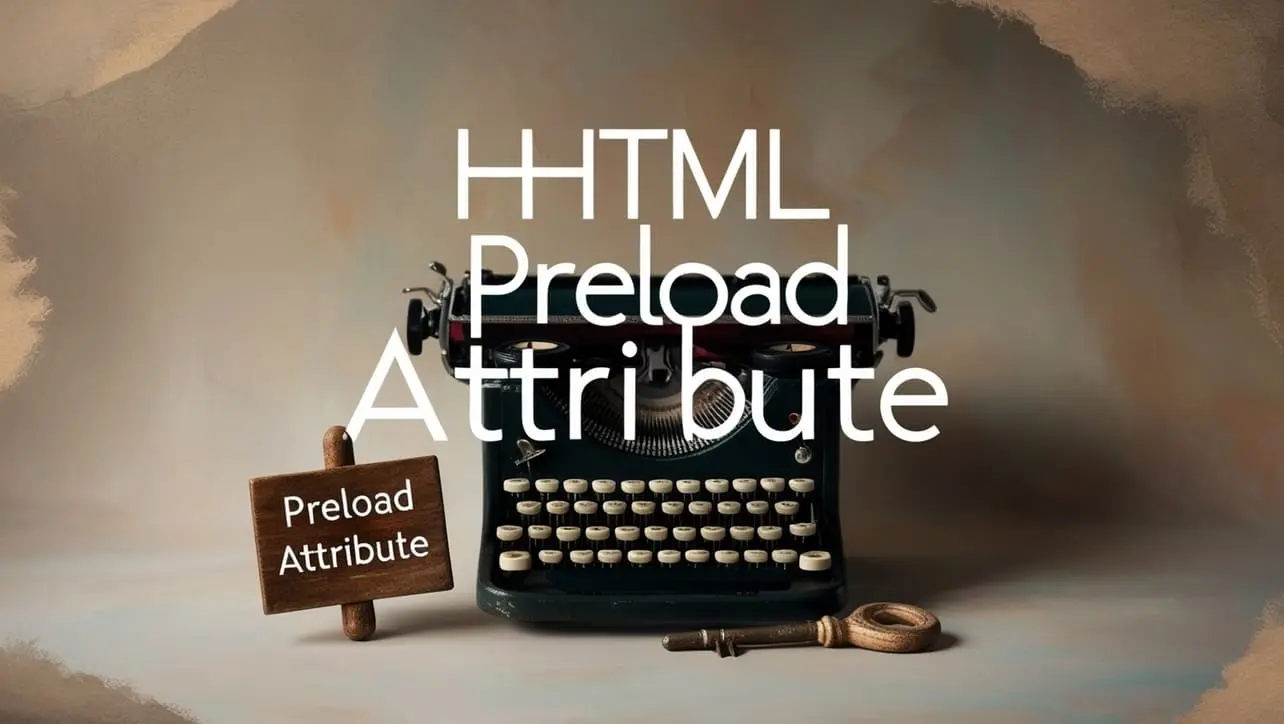 HTML preload Attribute