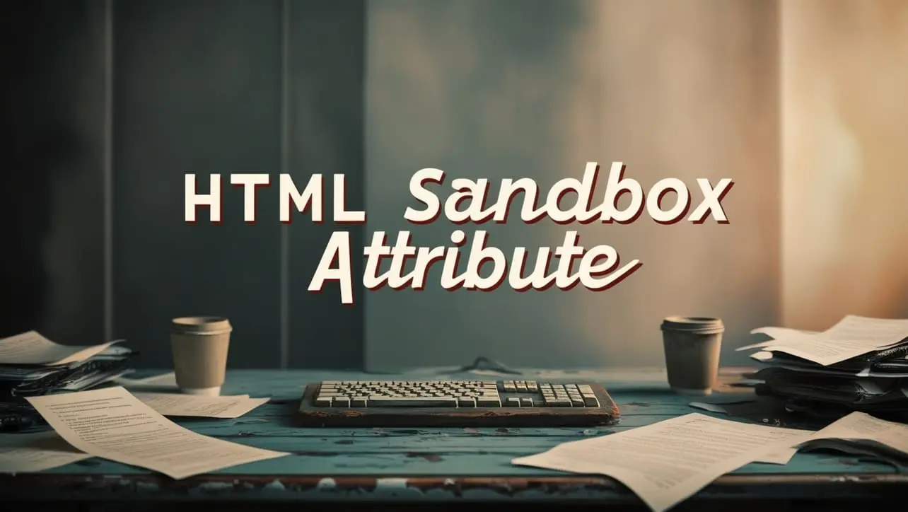 HTML sandbox Attribute