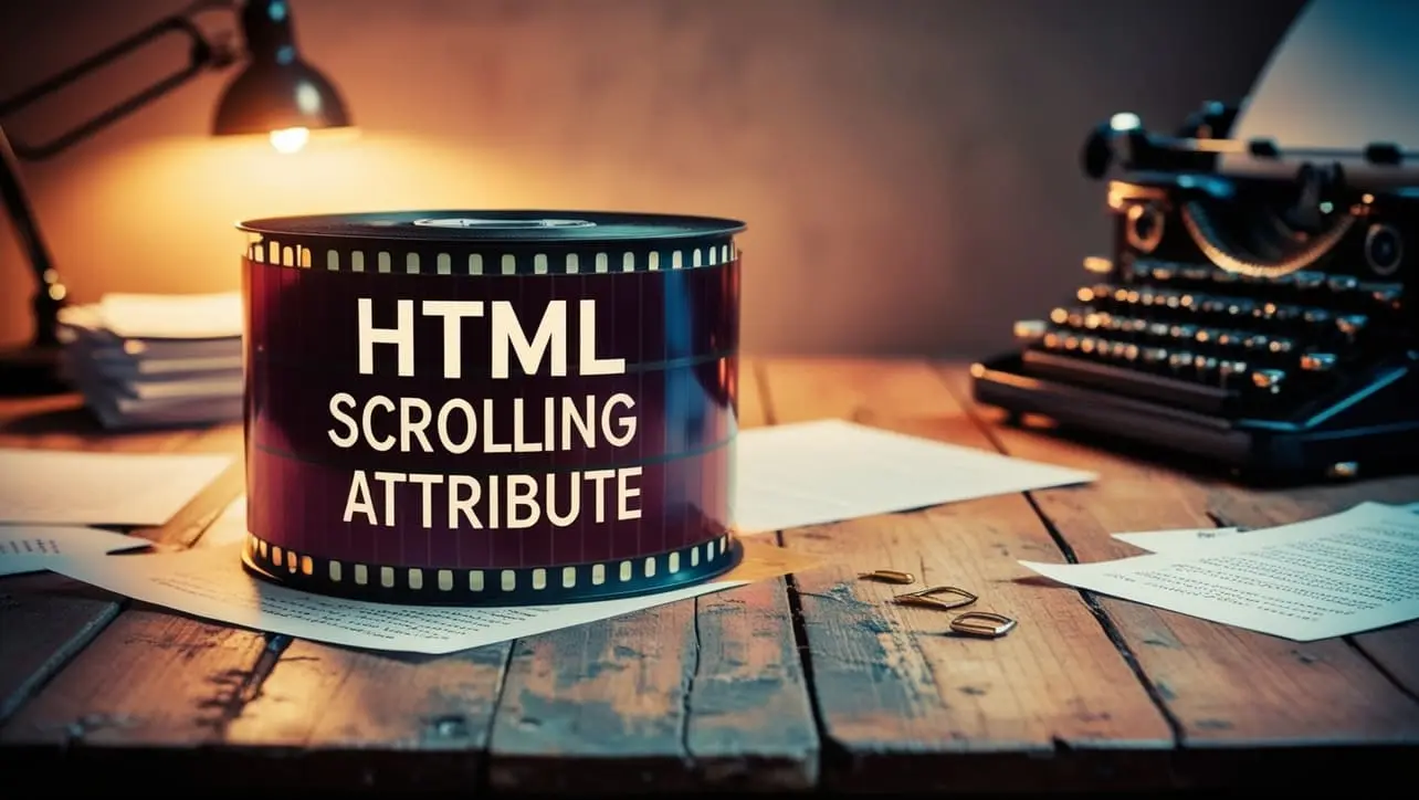 HTML scrolling Attribute