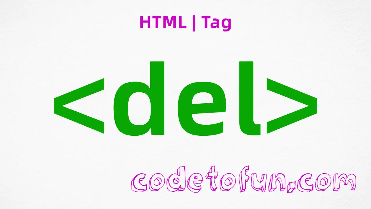 HTML del Tag