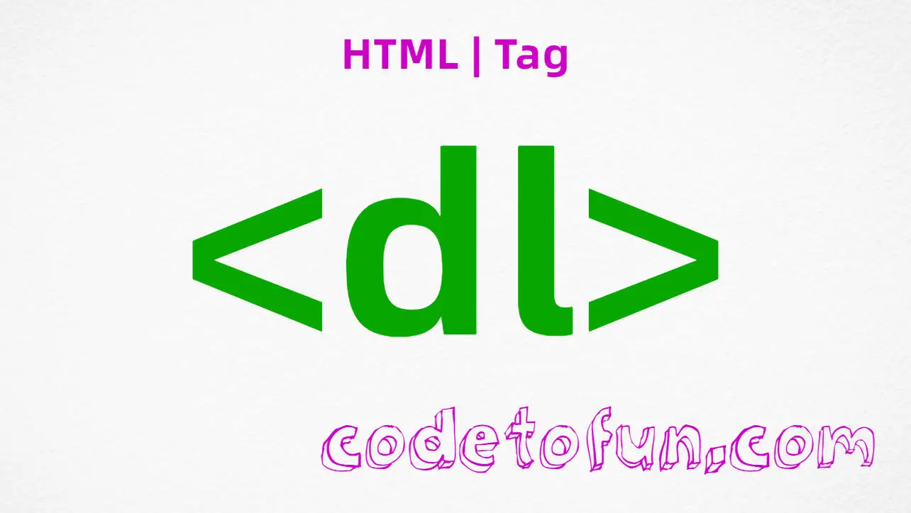 HTML dl Tag