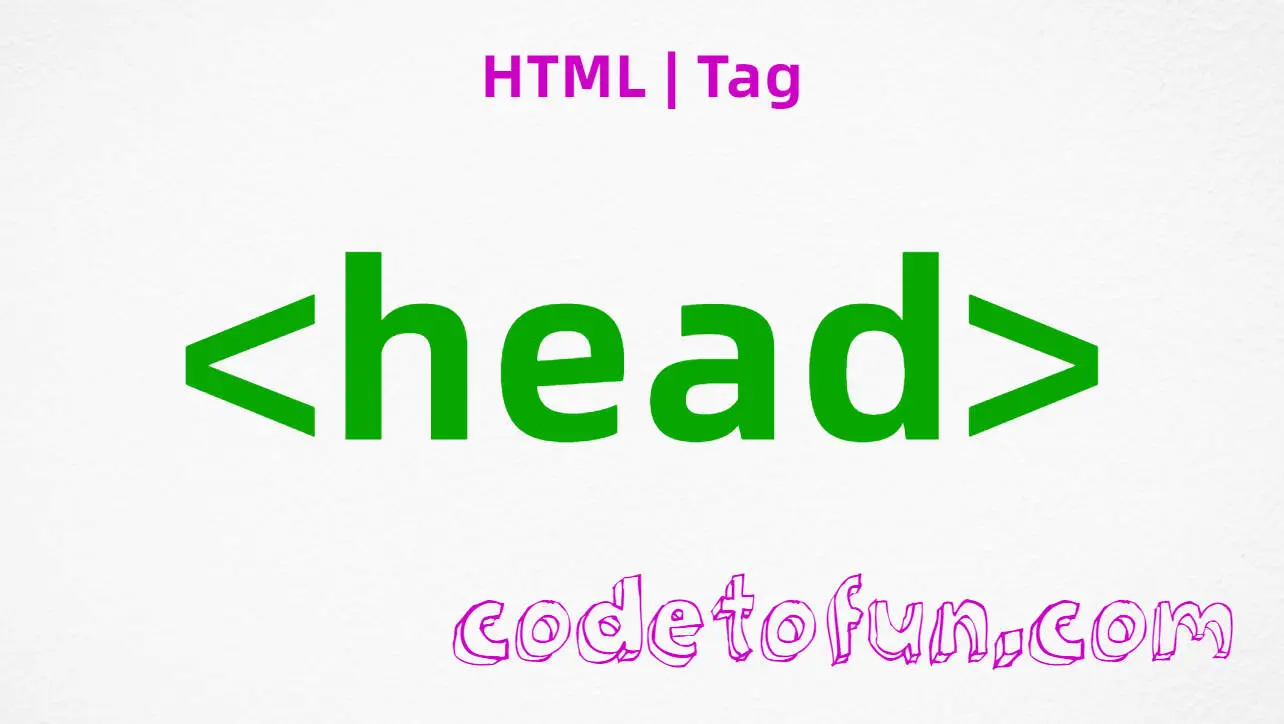 HTML head Tag