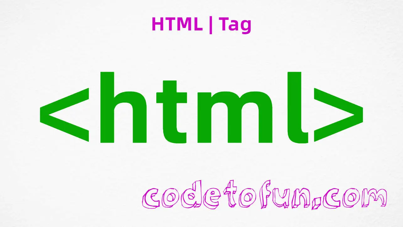 HTML html Tag