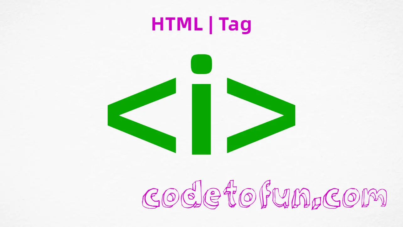 HTML i Tag