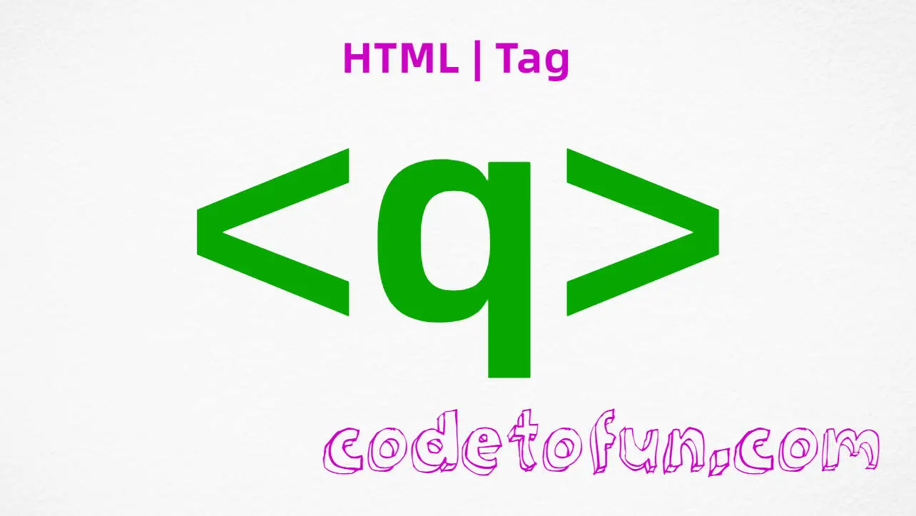 HTML q Tag