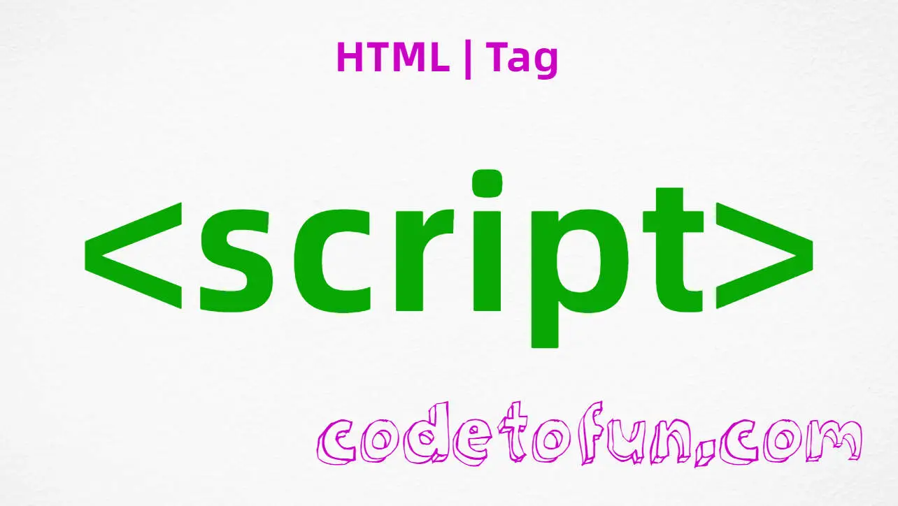 HTML script Tag