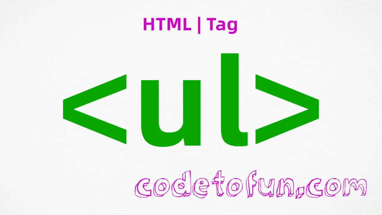 HTML ul Tag