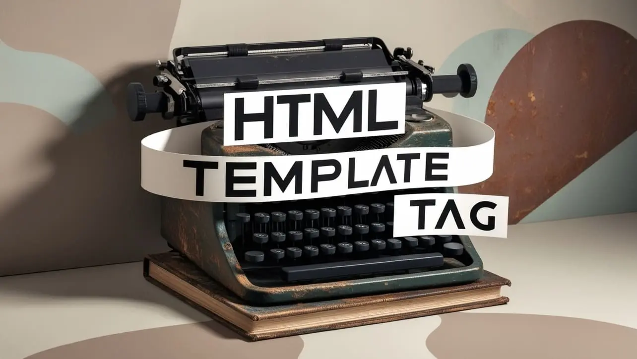 HTML template Tag