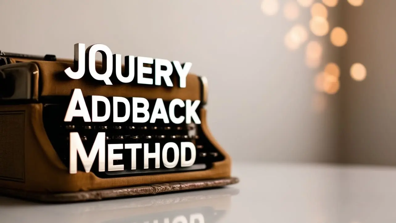 jQuery .addBack() Method