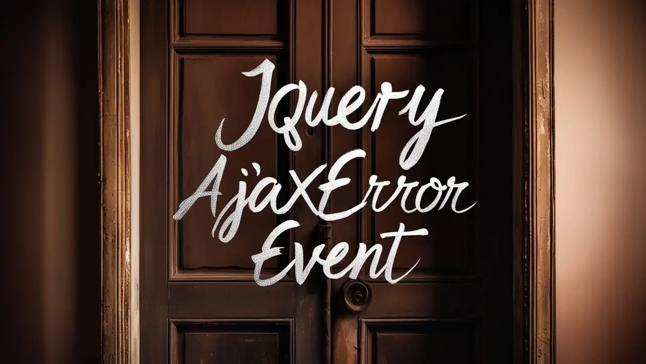 jQuery ajaxError Event