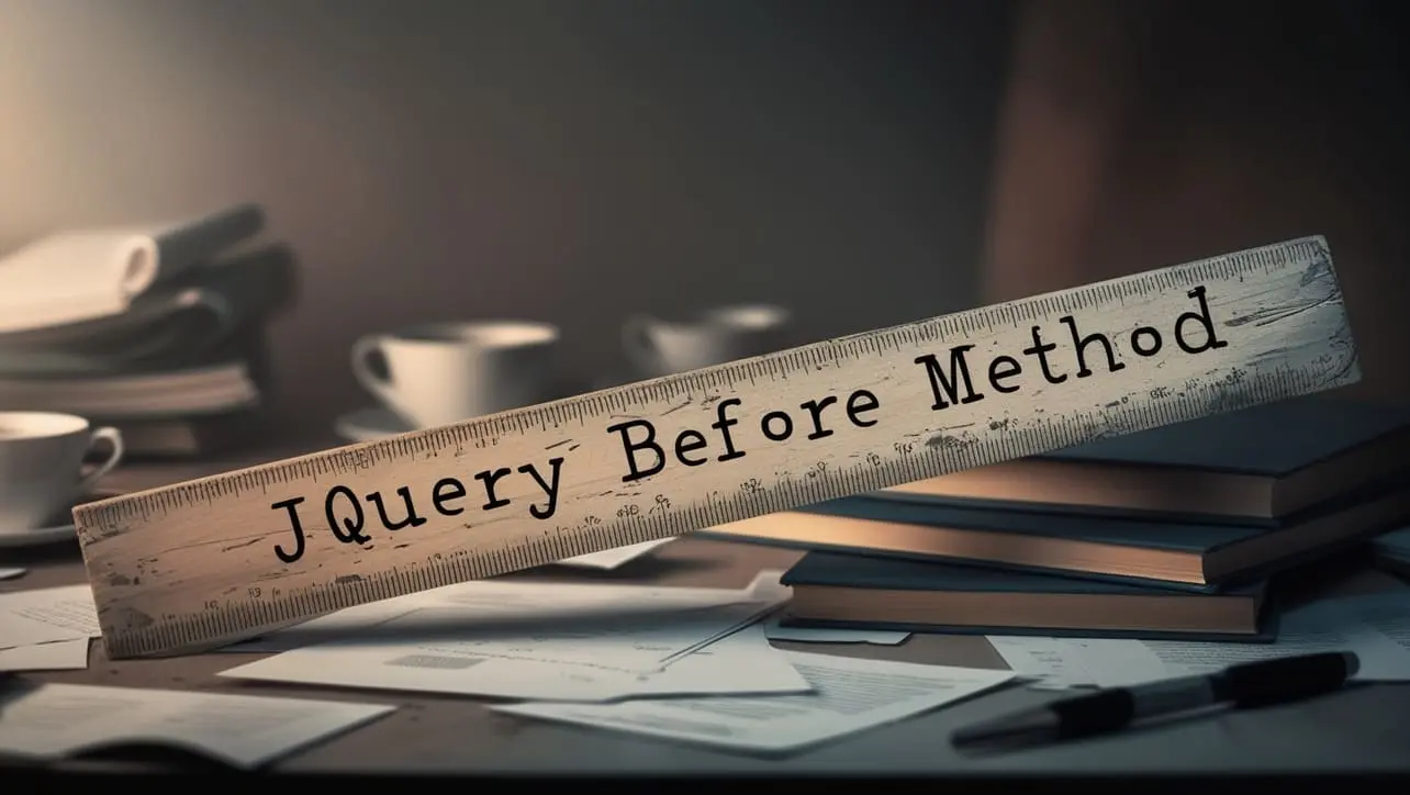 jQuery .before() Method