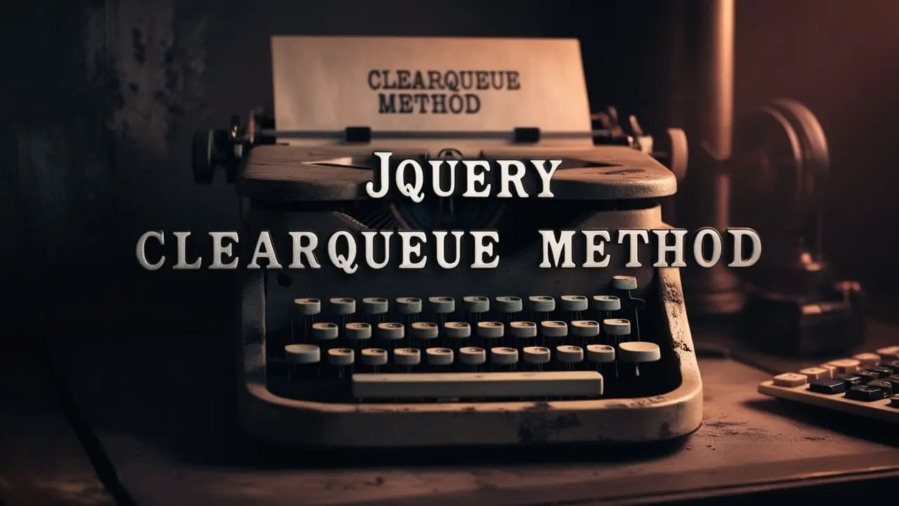 jQuery .clearQueue() Method