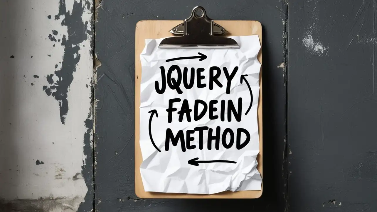 jQuery .fadeIn() Method