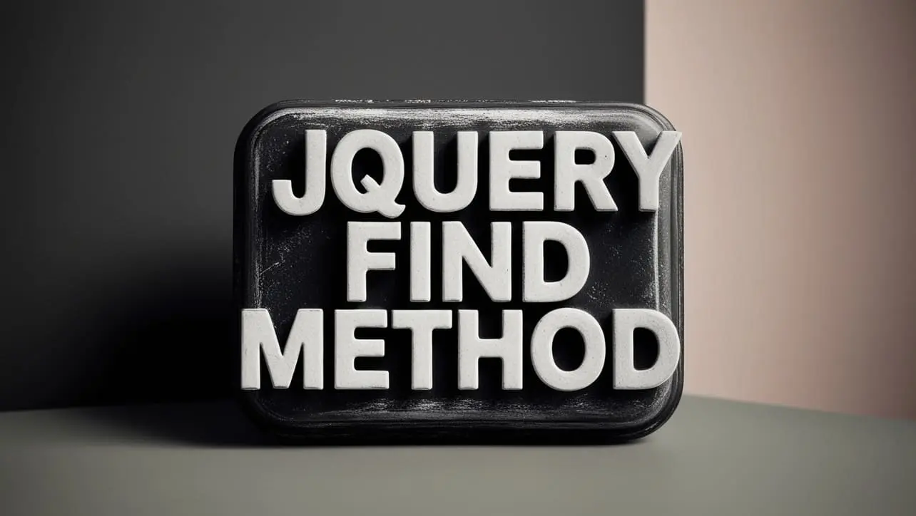 jQuery .find() Method