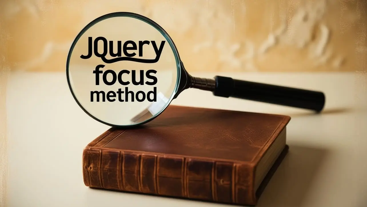 jQuery .focus() Method