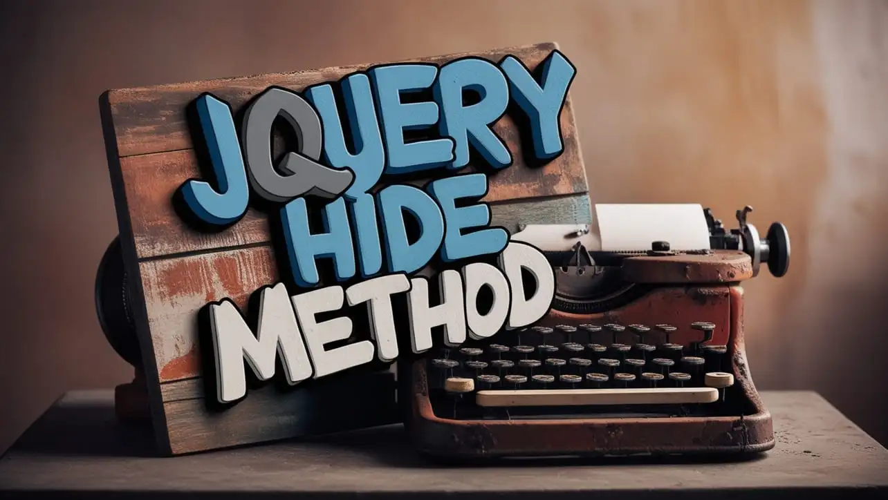 jQuery .hide() Method