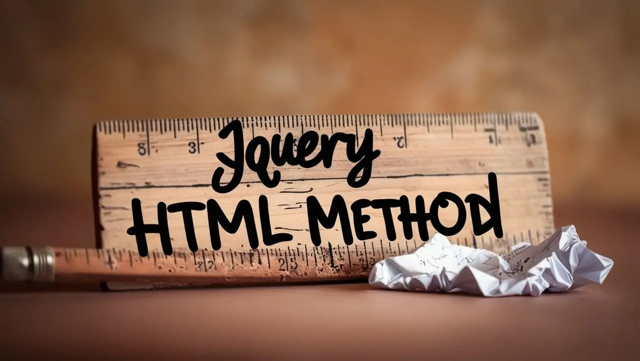 jQuery .html() Method