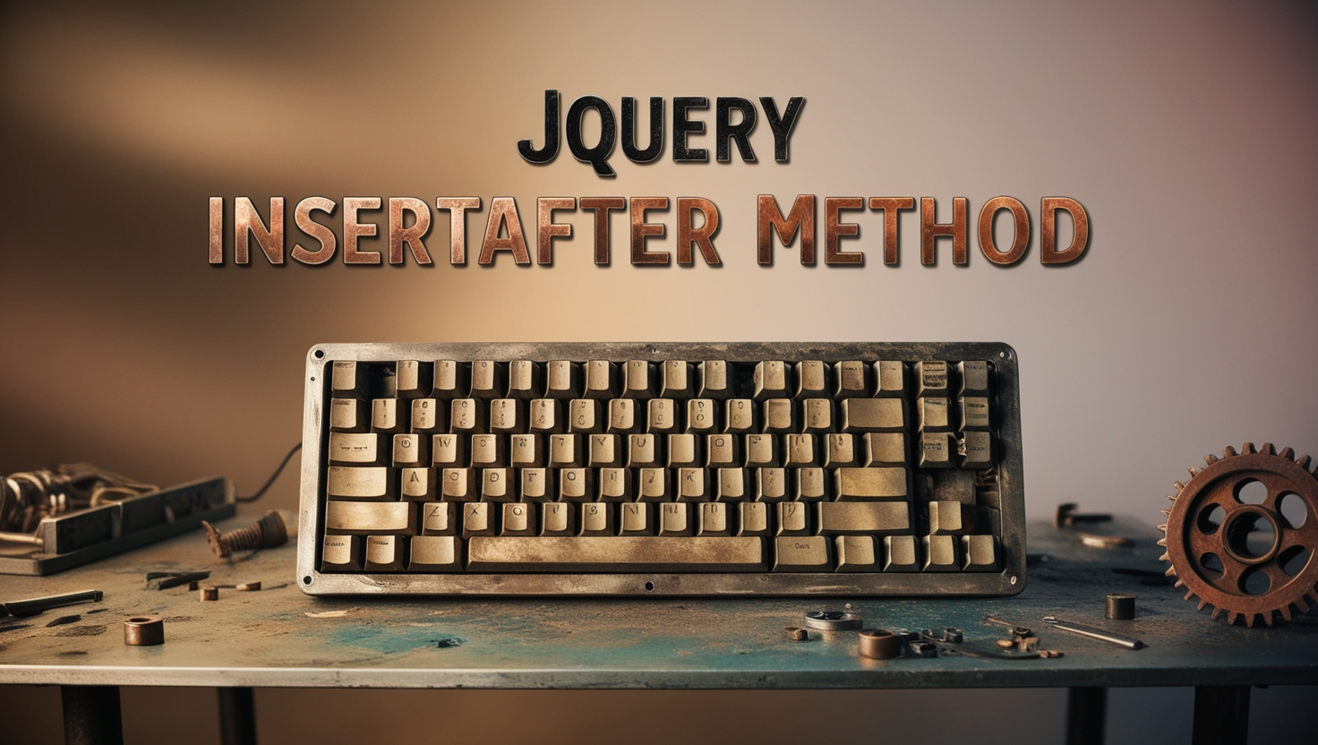 jQuery .insertAfter() Method