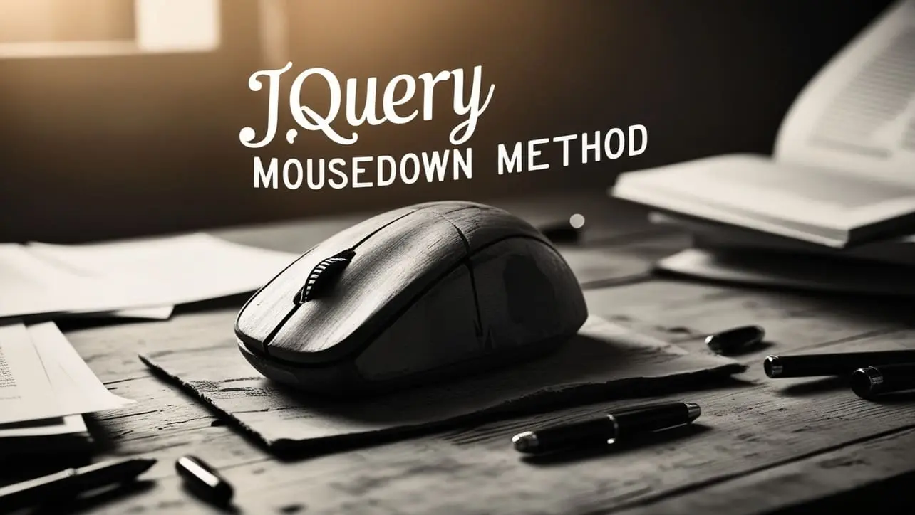 jQuery .mousedown() Method