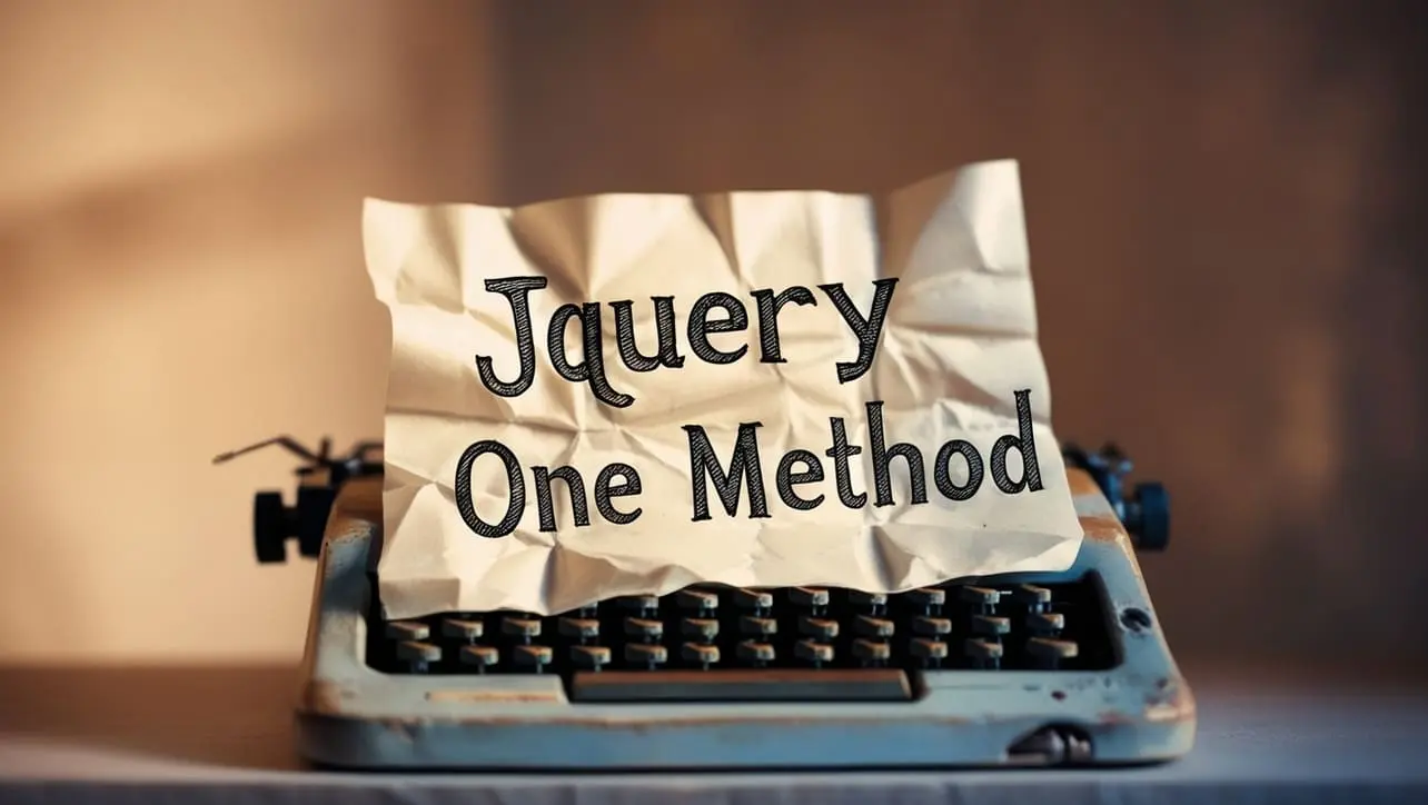 jQuery .one() Method