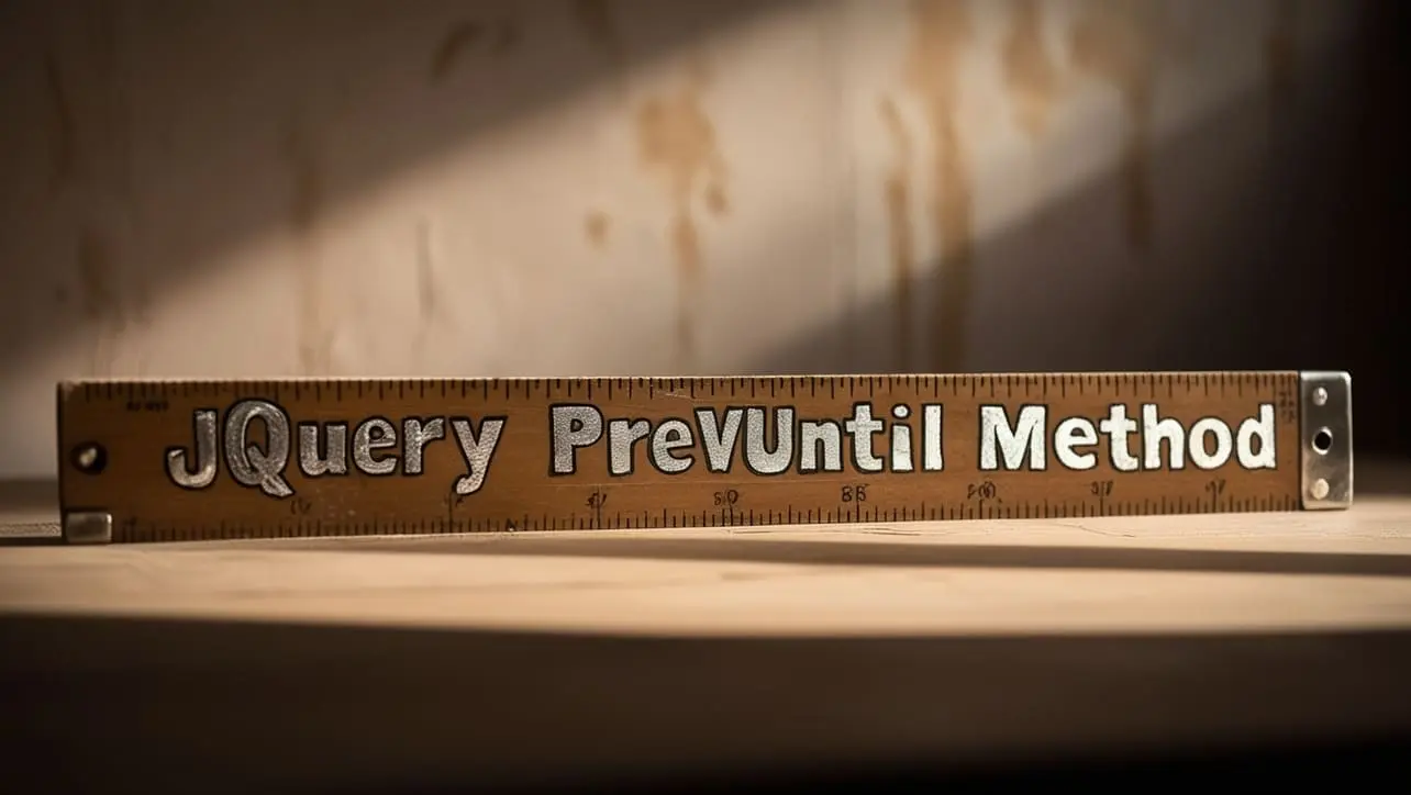 jQuery .prevUntil() Method