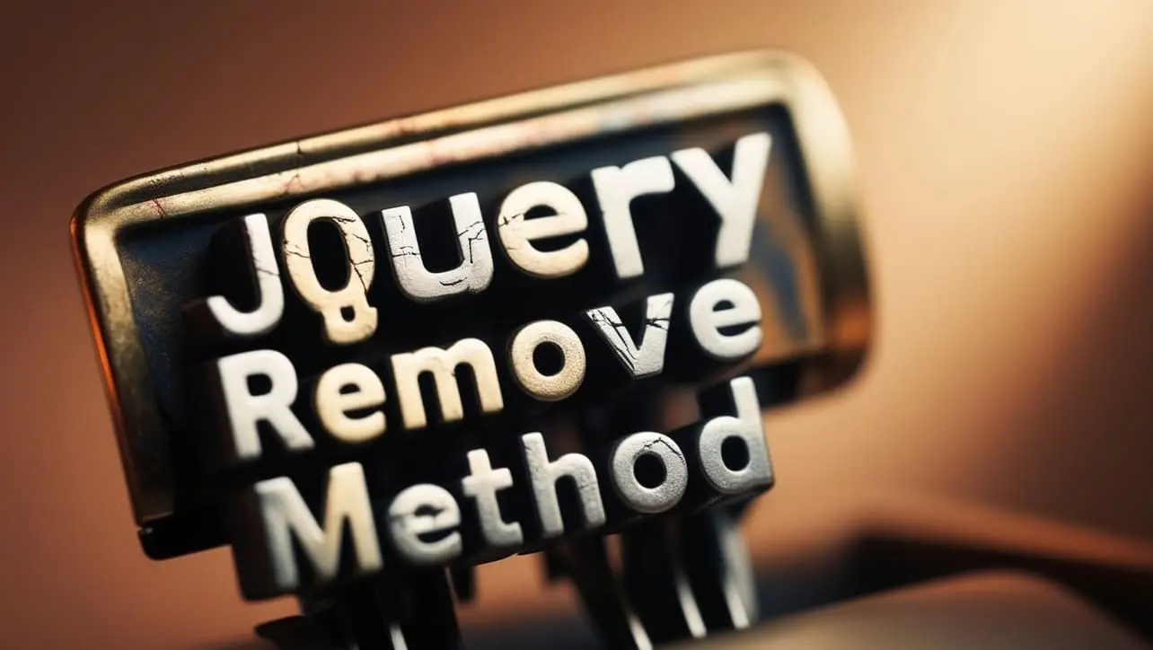 jQuery .remove() Method